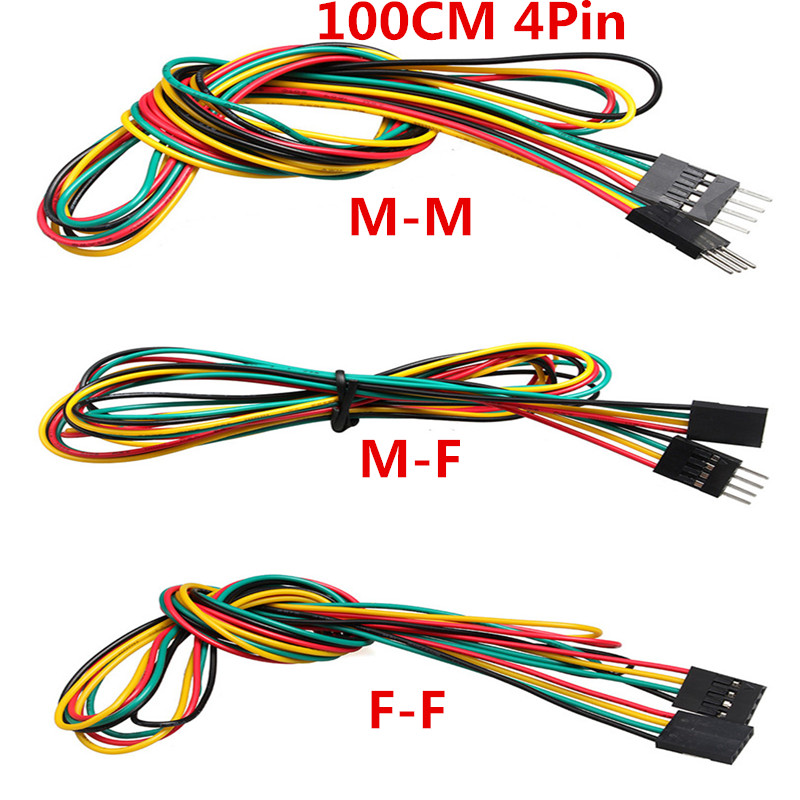 Diy Electronics Breadboard - 10 teile/los 4pin 100 cm M-M/M-F/F-F