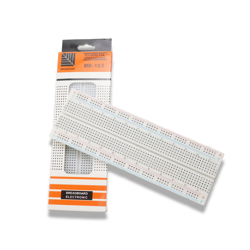 Diy Electronics Breadboard - MB102 Breadboard-Kit 400/830 Punkte Lötfreies PCB-Board