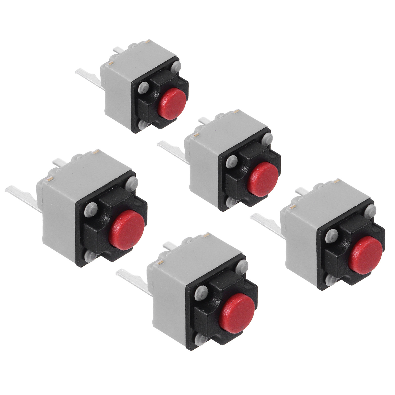 Diy With Electronics - 5 Stück geräuscharme Mikroschalter 6x6x7,3mm, ultra-leiser