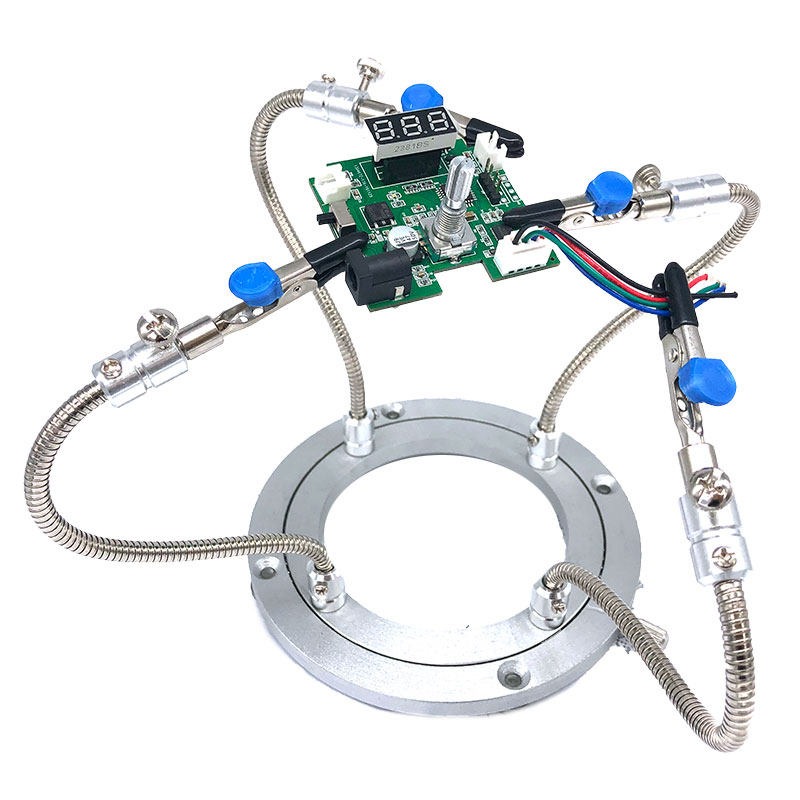 Diy Electronics Rack - Elektronik-Reparatur-Halterung: DIY-Rotationsklemme für Lötstation, PCB-Reparatur und