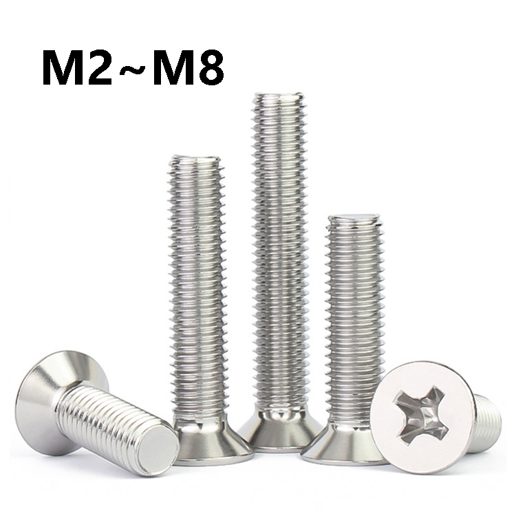 Diy Marine Electronics - 316 Edelstahl A4-70 Phillips Senkkopf-Maschinenschrauben M2