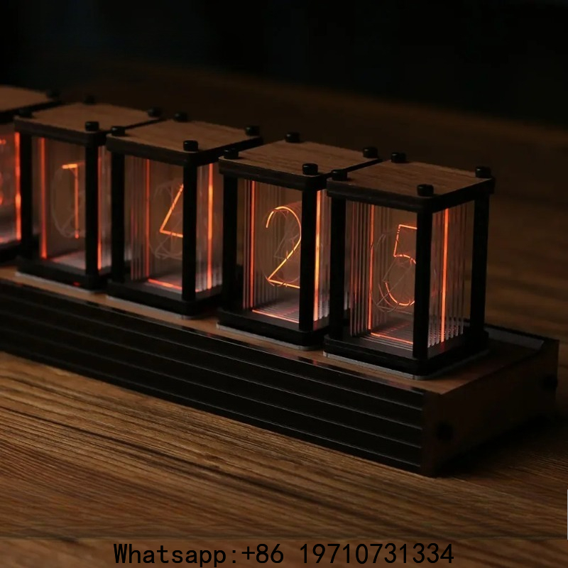 Diy Electronics Gift Ideas - Nixie-Röhren-Uhr DIY Tischuhr LED Elektronische Desktop-Tischuhr