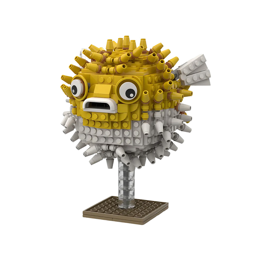 Diy Marine Electronics - Gobricks MOC Meeresorganismen Kugelfisch Bausteine Modell