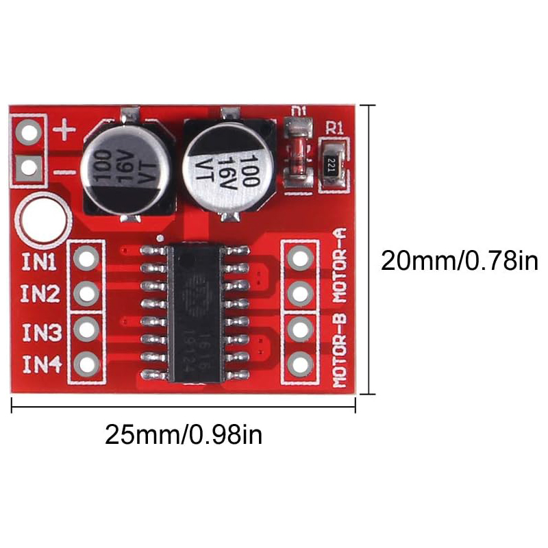 4/10 stücke MX1508 DC Motor Tr – L298N Motor Driver Bewertung und Preis